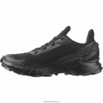 ⁦أحذية الجري النسائية - alphacross 4 gore-tex Salomon أسود B8DLV1530⁩ - الصورة ⁦6⁩