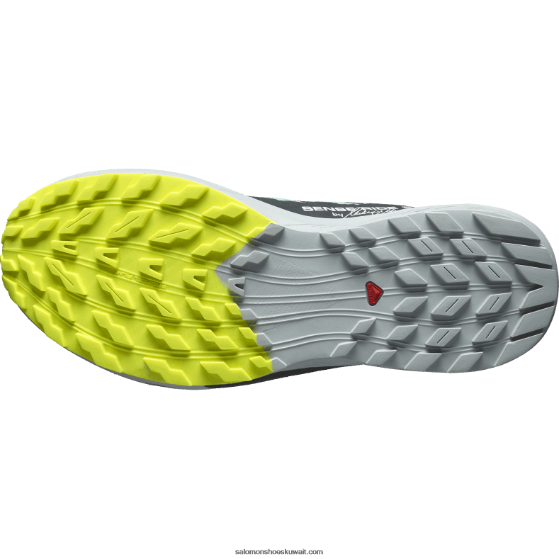 ⁦أحذية الجري النسائية - Sense Ride 5 Martina Ltd. Salomon أخضر بسكاي / فانتوم / بينك جلو B8DLV1502⁩ - الصورة ⁦2⁩