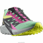 ⁦أحذية الجري النسائية - Sense Ride 5 Martina Ltd. Salomon أخضر بسكاي / فانتوم / بينك جلو B8DLV1502⁩ - الصورة ⁦5⁩