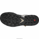 ⁦أحذية المشي الجلدية للرجال - Quest element gore-tex Salomon كمون / رمل ابيض / زعفران B8DLV50⁩ - الصورة ⁦3⁩