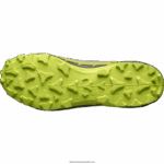 ⁦أحذية المشي لمسافات طويلة للرجال - Cross Hike 2 mid gore-tex Salomon الظل الهادئ / الجير الحمضي / الجير الذهبي B8DLV35⁩ - الصورة ⁦3⁩