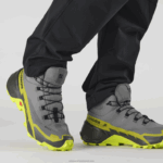 ⁦أحذية المشي لمسافات طويلة للرجال - Cross Hike 2 mid gore-tex Salomon الظل الهادئ / الجير الحمضي / الجير الذهبي B8DLV35⁩ - الصورة ⁦6⁩