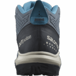 ⁦أحذية المشي لمسافات طويلة للرجال - outpulse mid gore-tex Salomon الصين الأزرق / الكربون / الصخور القمرية B8DLV32⁩ - الصورة ⁦2⁩