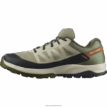 ⁦أحذية المشي لمسافات طويلة للرجال - Outrise Clima Waterproof Salomon طحلب رمادي / زيتون ليل / سكر لوز B8DLV54⁩ - الصورة ⁦4⁩