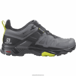 أحذية المشي لمسافات طويلة للرجال - x ultra 4 gore-tex Salomon الظل الهادئ / الأسود / زهرة الربيع المسائية B8DLV14