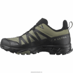 ⁦أحذية المشي لمسافات طويلة للرجال - x ultra 4 gore-tex Salomon حزاز عميق أخضر / أسود / زيتوني ليل B8DLV16⁩ - الصورة ⁦4⁩