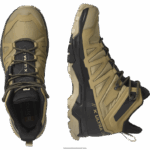 ⁦أحذية المشي لمسافات طويلة للرجال - x ultra 4 mid gore-tex Salomon عشب البحر / أسود / سفاري B8DLV12⁩ - الصورة ⁦5⁩