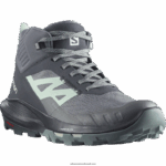 ⁦أحذية المشي لمسافات طويلة للنساء - outpulse mid gore-tex Salomon خشب الأبنوس / الظل الهادئ B8DLV1117⁩ - الصورة ⁦4⁩