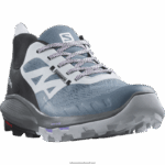 ⁦أحذية المشي لمسافات طويلة للنساء - outpulse gore-tex Salomon الصين الأزرق / الجليد في القطب الشمالي / زهرة الأوركيد B8DLV1124⁩ - الصورة ⁦4⁩