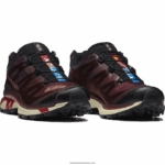 ⁦أحذية رياضية للرجال - XT-4 Salomon شوكولا مرة / موس موكا / أحمر ناري B8DLV219⁩ - الصورة ⁦3⁩