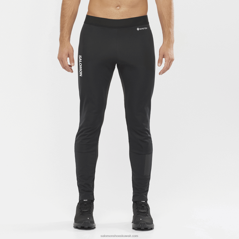 ⁦الجوارب الرجالية - gore-tex infinium windstopper Salomon اسود غامق B8DLV255⁩ - الصورة ⁦1⁩