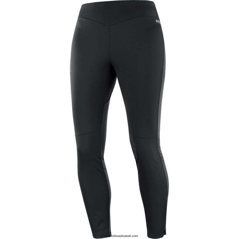 ⁦الجوارب النسائية - gore tex infinium windstopper Salomon اسود غامق B8DLV1164⁩ - الصورة ⁦3⁩