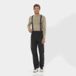 بنطلون رجالي - MTN Gore-Tex Salomon اسود غامق B8DLV256
