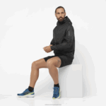 ⁦جاكيت رجالي - مقاوم للماء بوناتي Salomon اسود غامق B8DLV1101⁩ - الصورة ⁦2⁩