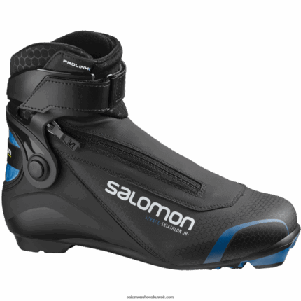 جونيور - أحذية أطفال كلاسيكية للتزلج على الجليد - S / Race skiathlon junior prolink Salomon أسود / أزرق عملية B8DLV1412