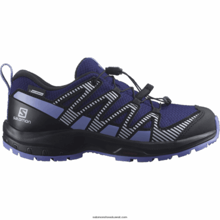 جونيور - أحذية أطفال - مقاومة للماء xa pro v8 clima Salomon هالة نجمي / هيذر أسود / أرجواني B8DLV1359