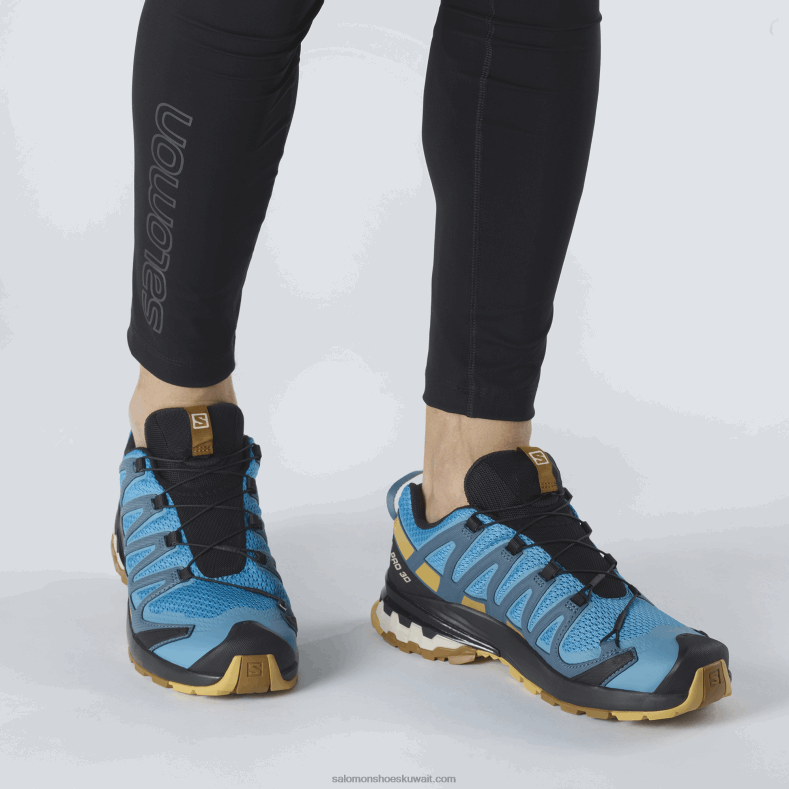 ⁦حذاء الجري ترايل للرجال - XA Pro 3D V8.0 Salomon حاجز الشعاب المرجانية / أوراق الخريف / بني برونزي B8DLV1480⁩ - الصورة ⁦4⁩