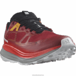 ⁦حذاء الجري Trail الرجالي - Ultra Glide 2 Gore-tex Salomon ركوب الدراجة الأحمر / الصقيع الرمادي / الكركم B8DLV1442⁩ - الصورة ⁦5⁩