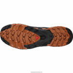 ⁦حذاء الجري Trail الرجالي - XA Pro 3D v8 gore-tex wide Salomon أبنوس / كراميل كافيه / أسود B8DLV1472⁩ - الصورة ⁦2⁩
