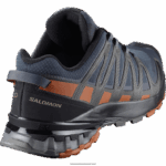 ⁦حذاء الجري Trail الرجالي - XA Pro 3D v8 gore-tex wide Salomon أبنوس / كراميل كافيه / أسود B8DLV1472⁩ - الصورة ⁦9⁩
