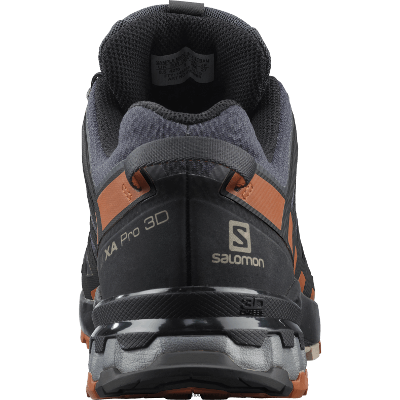 ⁦حذاء الجري Trail للرجال - XA Pro 3D V8 Gore-tex Salomon أبنوس / كراميل كافيه / أسود B8DLV1481⁩ - الصورة ⁦3⁩