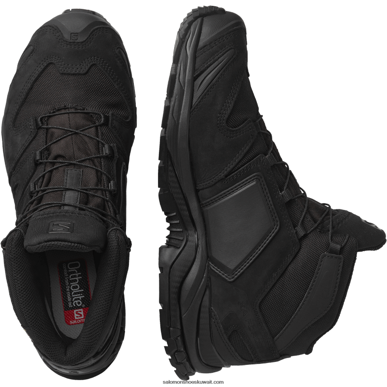 ⁦حذاء القوات النسائية - XA Forces mid wide gore-tex en Salomon أسود B8DLV812⁩ - الصورة ⁦5⁩
