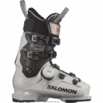 حذاء بوت نسائي فوق الزحلقة - s / pro supra boa 105 Salomon الشفق الرمادي / الأسود / الذهب الوردي B8DLV1039