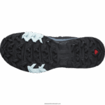 ⁦حذاء نسائي للتنزه - x ultra 4 gore-tex Salomon أسود / طقس عاصف / أوبال أزرق B8DLV1137⁩ - الصورة ⁦2⁩