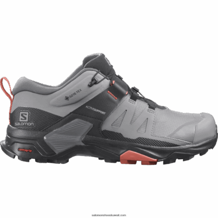 حذاء نسائي للتنزه - x ultra 4 gore-tex Salomon سبيكة / الظل الهادئ / سيينا المحروقة B8DLV1139