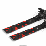 ⁦حزمة التزلج على الزحلقة للسيدات - s / Force ti.80 (و z12) Salomon أسود / نيون مرجاني / كاستل روك B8DLV1023⁩ - الصورة ⁦4⁩