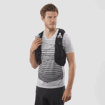 سترة ركض رجالية مع قوارير متضمنة - Adv Skin 12 Salomon أسود B8DLV354