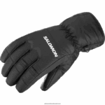 قفازات رجالية - Force gore-tex Salomon اسود غامق B8DLV1209